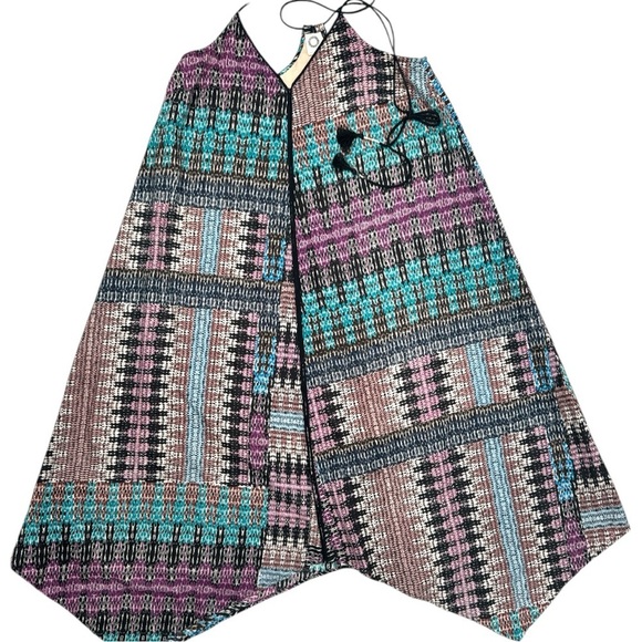 Anthropologie Akemi + Kin Riviera Tasseled Boho Midi Dress - Multicolor - Medium - Picture 8 of 12